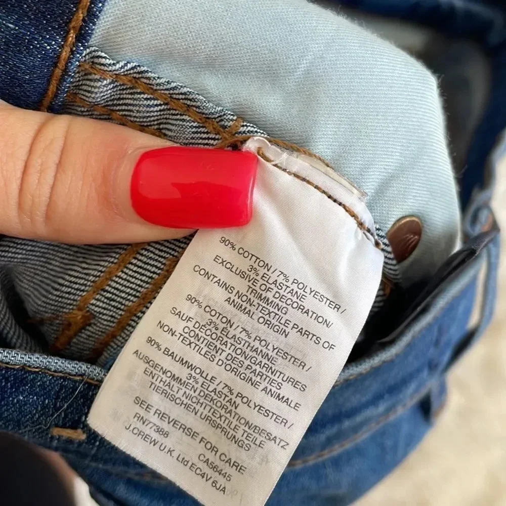 Madewell 10" High-Rise Skinny Jeans: Drop-Hem Edition - Picture 7 of 10